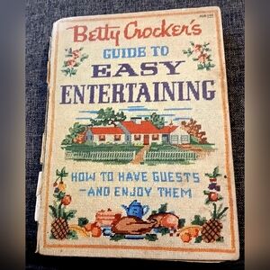 1959 Betty Crocket's Guide To Easy Entertaining Book